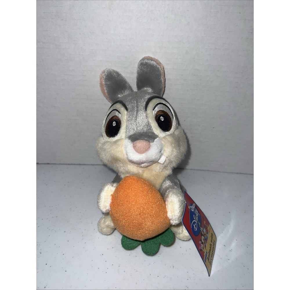 RARE Disney Sega Prize USA Collab Thumper Rabbit Bunny Plush With Carrot Easter